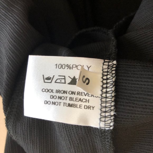 Meem Label UK Asymmetrical Black Side-Tie Blouse | Size S - Picture 10 of 11